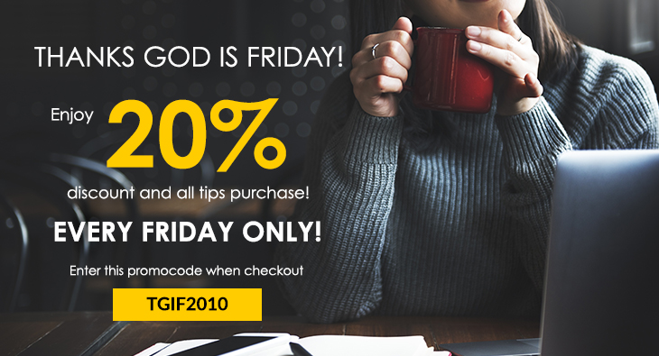 (Friday) 20% discount