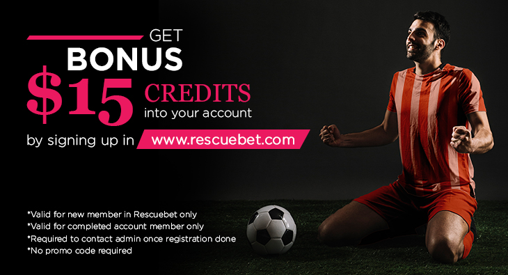15 Bonus Credits With Rescuebet
