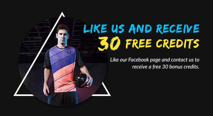 Like Facebook and get 30 bonus credits